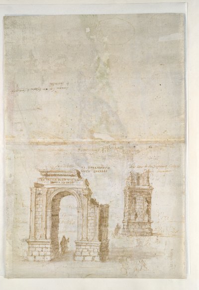 दक्षिण सीवर्ड से टैरागोना का विहंगम दृश्य, c1560s। द्वारा एंथोनीस वैन डेन Wyngaerde