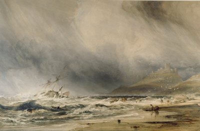 बम्बोरो कैसल, 1852 द्वारा एंथोनी वांडेके कोपले फील्डिंग