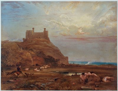 हर्लेच कैसल, 1820 द्वारा एंथोनी वांडेके कोपले फील्डिंग