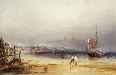 दक्षिण से स्कारबोरो कैसल, 1838 द्वारा एंथोनी वांडेके कोपले फील्डिंग