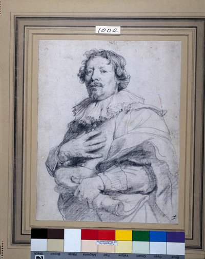 Gaspard de Crayer (सफेद कागज पर काला चाक) द्वारा एंथोनी वैन डाइक