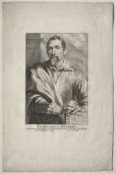 Frans Snyders का पोर्ट्रेट। द्वारा एंथोनी वैन डाइक