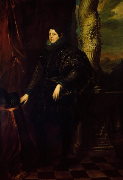कासा स्पिनोला के एक युवक का पोर्ट्रेट, c.1622 द्वारा एंथोनी वैन डाइक