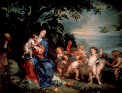 मिस्र में वर्जिन पर पार्टरिज के साथ आराम करें, c1629-1630। द्वारा एंथोनी वैन डाइक