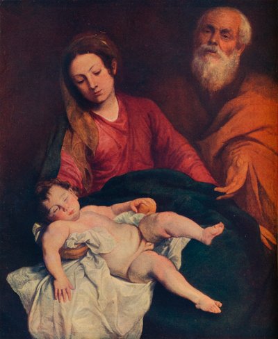 द होली फैमिली, c1624 द्वारा एंथोनी वैन डाइक