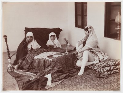 हरम में प्रजनन करती महिलाएं (सिल्वर एल्बम फोटो) द्वारा एंटोइन सेवरुगिन