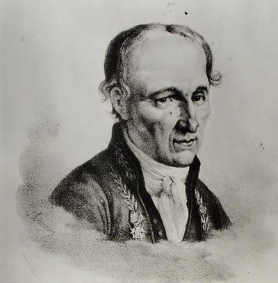 रेने जस्ट हौय का पोर्ट्रेट (1743-1822) (लिथो) (बी/डब्ल्यू फोटो) द्वारा एंटोनी (बाद) मौरिन