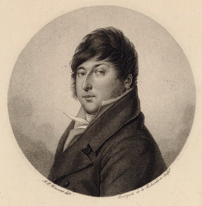 संगीतकार रोडोल्फ़ क्रेटज़र का पोर्ट्रेट 1766-1831। द्वारा एंटोनी अकिले बुर्जुआ डे ला रिचर्डिएरे