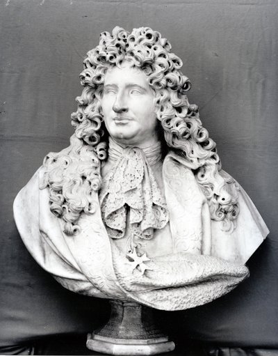 जूल्स हार्डुइन मैन्स्र्ट का बस्ट (1646-1708) 1698 (संगमरमर) द्वारा Antoine Coysevox