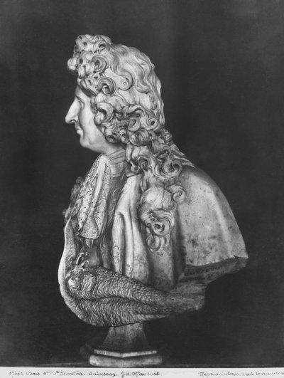 बस्ट ऑफ जुल्स हरदौइन मैंसर्ट, 1698 (संगमरमर) द्वारा Antoine Coysevox