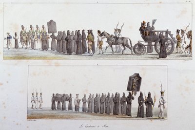 एंटोनी जीन-बैप्टिस्ट थॉमस (1791-1834), वॉटरकलर द्वारा मौत की सजा द्वारा एंटोनी जीन बैप्टिस्ट थॉमस