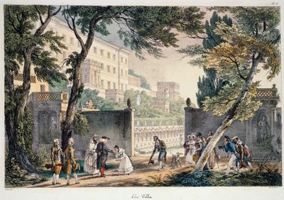 टिवोली में विला डी'एस्ट, एंटोनी-जीन-बैप्टिस्ट थॉमस (1791-1833), इटली द्वारा द्वारा एंटोनी जीन बैप्टिस्ट थॉमस