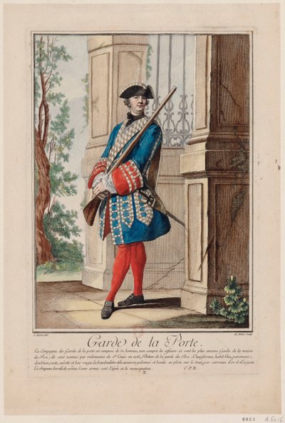 गेट गार्ड, 1756। द्वारा एंटोनी जीन डे फेहरे
