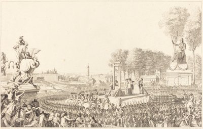 16 अक्टूबर 1793 का दिन, मैरी-एंटोनेट की मृत्यु द्वारा चार्ल्स मोनेटे के बाद एंटोनी जीन डुक्लोस