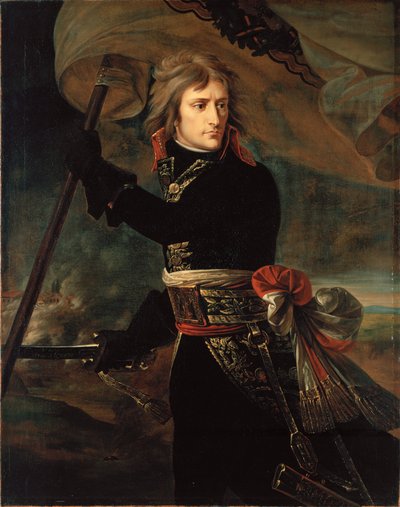 आर्कोले के ब्रिज पर नेपोलियन बोनापार्ट द्वारा Antoine Jean Gros