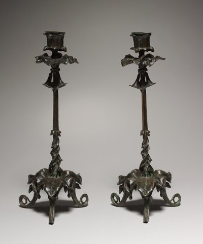 कैंडलस्टिक, 1800s द्वारा एंटोनी लुइस बेरी