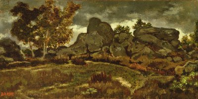 Fontainebleau में वन द्वारा एंटोनी लुइस बेरी