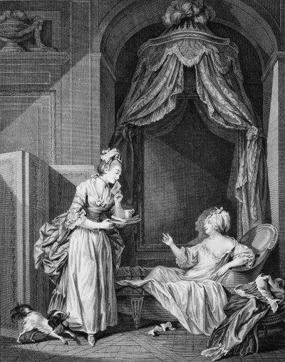 बैन द बाथ द्वारा, 1774। द्वारा एंटोनी लुई रोमनेटा
