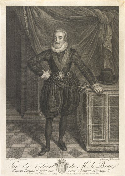 हेनरी चतुर्थ का चित्र, c1760s द्वारा एंटोनी डी मार्सेनय घुयू