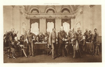 1878 की बर्लिन कांग्रेस (फोटोग्रावुर) द्वारा एंटन अलेक्जेंडर वॉन वर्नर