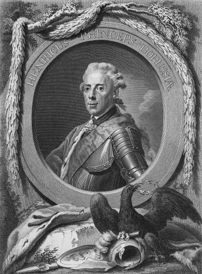 प्रशिया के राजकुमार हेनरी का पोर्ट्रेट (1726-1802), 1779 द्वारा एंटोन ग्रेफ