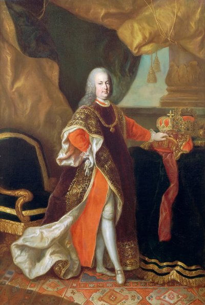 ऑस्ट्रिया 1708-1765 के सम्राट फ्रांसिस I का पोर्ट्रेट द्वारा एंटन वॉन मारन