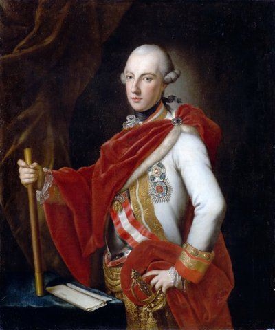 सम्राट जोसेफ द्वितीय 1741-1790 का चित्र द्वारा Anton von Maron