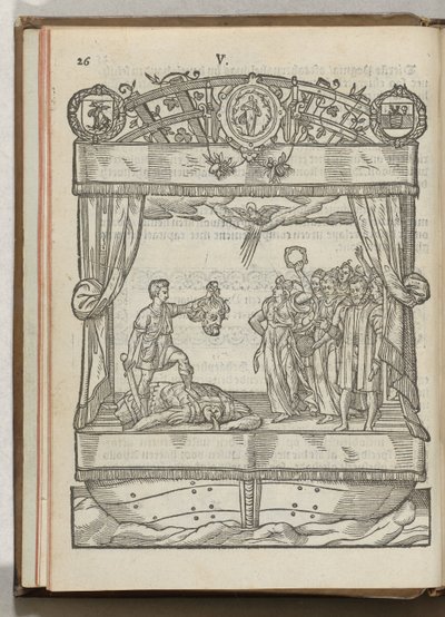हेट मारियाक्रांसकेन का चित्रण: गोलियत के सिर के साथ डेविड, 1577 द्वारा Antoni van Leest