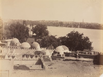 अस्युट, व्यू फ्रॉम द माउंटेन, सी। 1870s -1880। द्वारा एंटोनियो बीटो