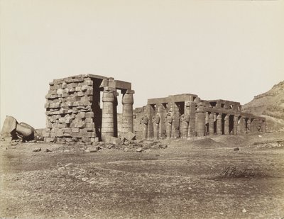 रामेसियम, थेबेस का सामान्य दृश्य द्वारा एंटोनियो बीटो