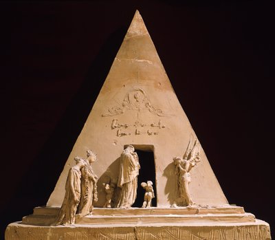एंटोनियो कैनोवा (1757-1822), टेराकोटा मॉडल द्वारा टिटियन को स्मारक द्वारा एंटोनियो कैनोवा