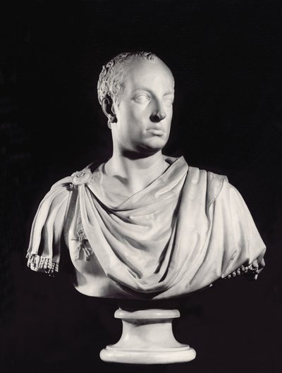 पवित्र रोमन सम्राट फ्रांसिस I (1708-65) (संगमरमर) का चित्र द्वारा एंटोनियो कैनोवा