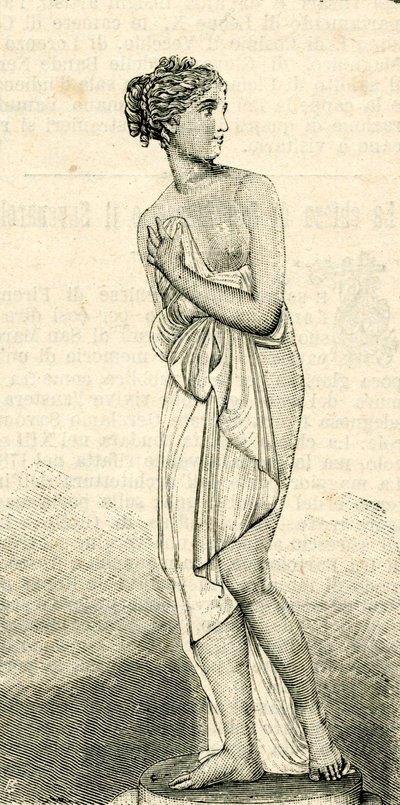 वीनस इटालिका, एंटोनियो कैनोवा (1757-1822), गैलेरिया पैलेटिना, फ्लोरेंस, टस्कनी, इटली द्वारा द्वारा एंटोनियो कैनोवा