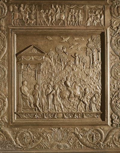 सेंट पॉल की शहादत, बेसिलिका के केंद्रीय दरवाजे से विस्तार, 1439-45 (कांस्य) सजाया (247330-247337 भी देखें) द्वारा Antonio Filarete