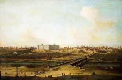 मैड्रिड और पैनासियो रियल एस्टेट, वेस्ट बैंक ऑफ़ द मंज़रांस, 1752-53 से द्वारा एंटोनियो जोली