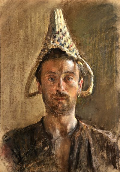 सेल्फ-पोर्ट्रेट, 1880। द्वारा एंटोनियो मैनसिनी
