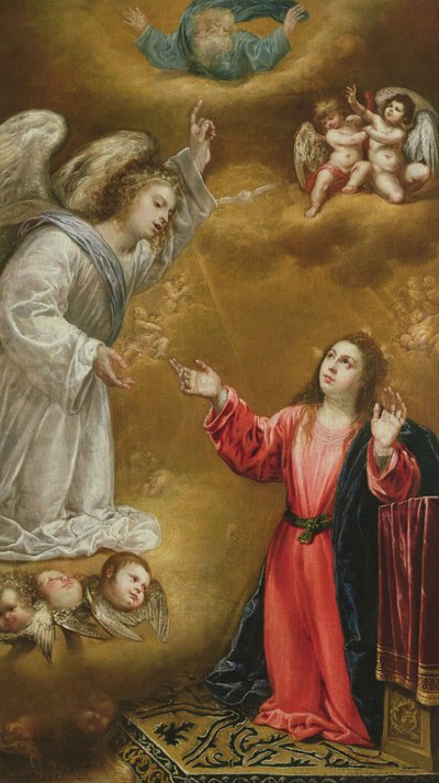 द अनाउंसमेंट, 1637 द्वारा एंटोनियो पेरेडा वाई सालगाडो