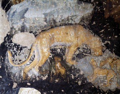 कुत्ता, विवरण (फ्रेस्को) द्वारा एंटोनियो पिसानेलो
