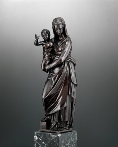 वर्जिन एंड चाइल्ड, c.1600 (कांस्य) द्वारा एंटोनियो सुसिनी