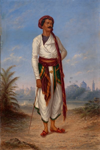 हिंदू मैन, सीए। 1893. द्वारा एंटोनियो ज़ेनो शिंडलर