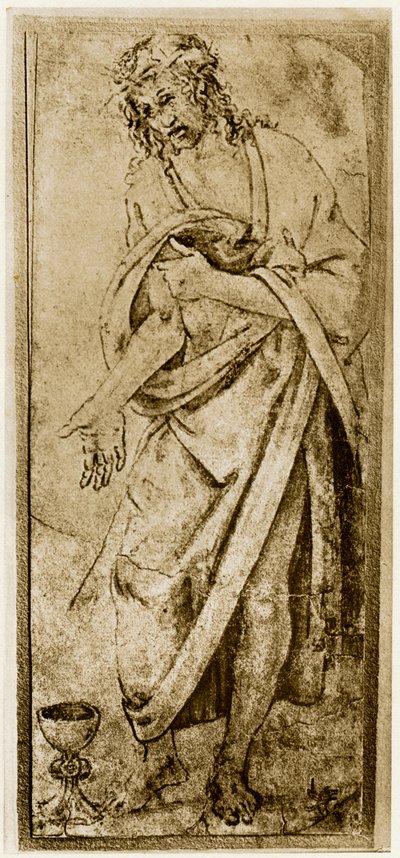 मसीह और चालिस, 1913। द्वारा एंटोनियो पोलायोलो