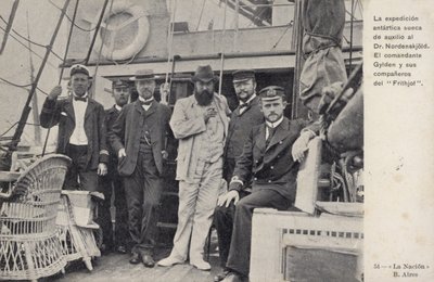 ओटो नोर्डेन्स्कॉल्ड्स अंटार्कटिक अभियान, सी .1904 के जहाज के सदस्यों को बचाने के लिए स्वीडिश मिशन द्वारा अर्जेंटीना के फोटोग्राफर