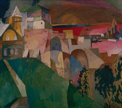 निज़नी नोवगोरोड, 1915 द्वारा Aristarkh Vasilievic Lentulov