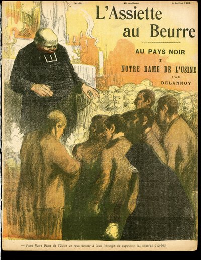 "" L'Plate au Beurre"" का कवर, संख्या 66, रंगों में व्यंग्य द्वारा एरिस्टाइड डेलानॉय