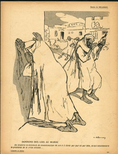 L'Plate au Beurre, संख्या 335, B & W . में व्यंग्य द्वारा एरिस्टाइड डेलानॉय