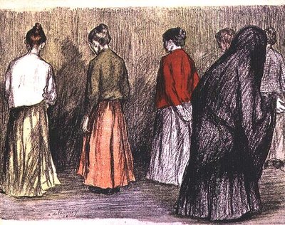 'L'Assiette Au Beurre', पब से तपस्या। जुलाई 1902 (उत्कीर्णन) द्वारा एरिस्टाइड डेलानॉय