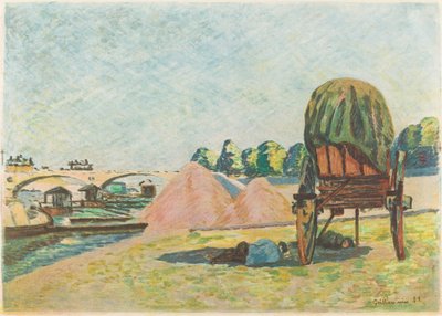 लैंडस्केप, 1882। द्वारा आर्मंड गिलौमिन