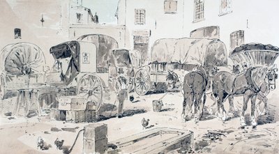 19 वीं शताब्दी, 1886 के दौरान उपयोग किए जाने वाले कैरिज के प्रकार द्वारा आर्मंड जीन हेन्स