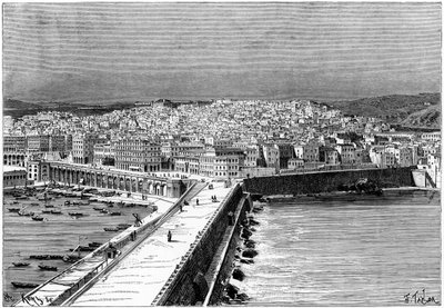 अल्जीयर्स, अल्जीरिया, c1890। द्वारा अरमानंद कोहल