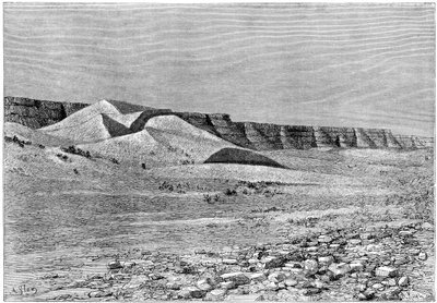 इम्फरघर की चट्टानें, टेम्पोसिनिन के उत्तर से ली गईं, c1890 द्वारा अरमानंद कोहल